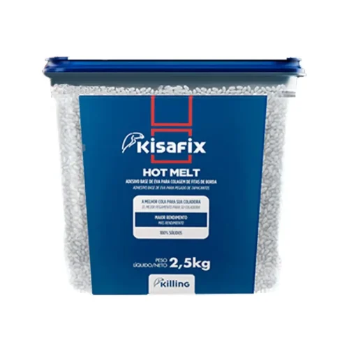 COLA HOTMELT BRANCA 2,5KG KISAFIX - HM4511