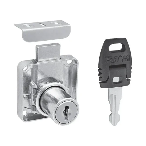 FECHADURA SOBREPOR P GAVETA 21MM COM BATENTE