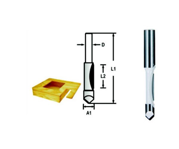 FRESA PILOTO DIAM 1 4 HASTE 1 4 - D-49317B