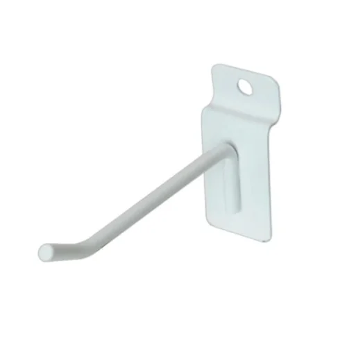GANCHO BRANCO PARA PAINÉL CANALETADO - 15 - 20 - 25CM