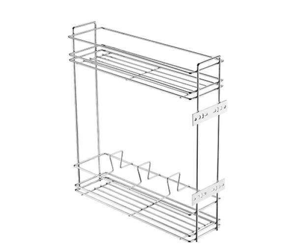 PORTA GARRAFAS LATERAL SLIM SEM TRILHO L110 X A435 X P475MM