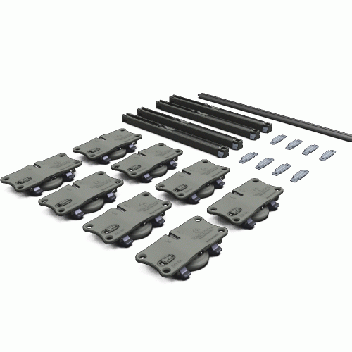 SISTEMA DE CORRER FLOW P 2 PORTAS (20 A 50KG)