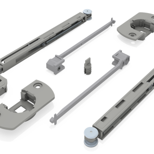 SISTEMA DE CORRER MULTI TOP 2 PORTAS (12-20KG)