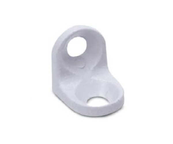 SUPORTE PRATELEIRA 2 FUROS BRANCO