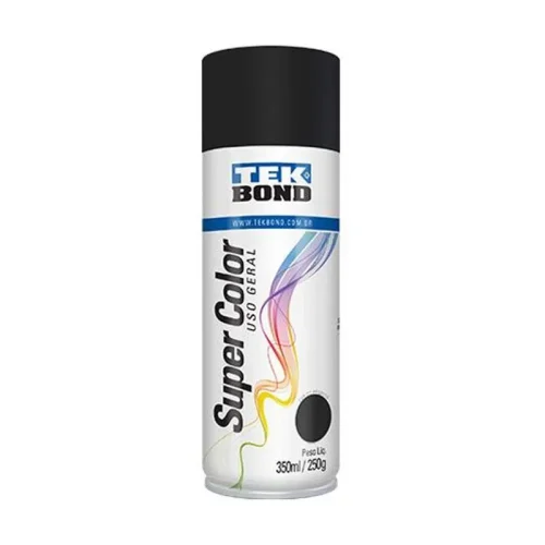 TINTA AEROSSOL PRETO FOSCO USO GERAL 350ML