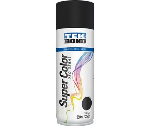 TINTA AEROSSOL PRETO FOSCO USO GERAL 350ML